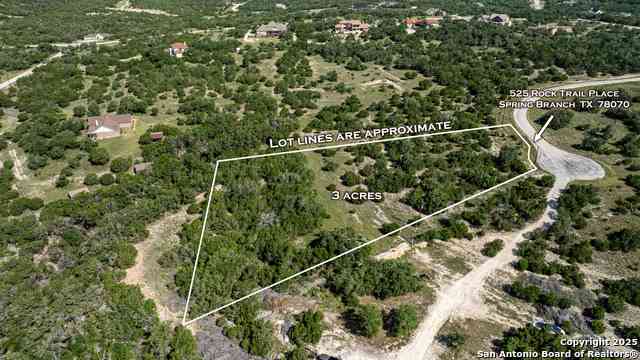 Vacant Land For Sale - 525 Rock Trail<br/> Spring Branch, TX 78070