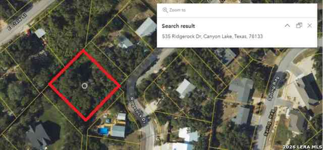 Vacant Land For Sale - 535 Ridgerock<br/> Canyon Lake, TX 78133