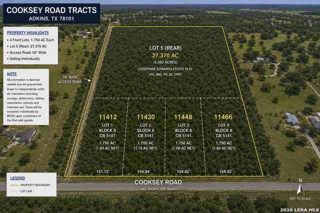 Other For Sale - 11448 Cooksey Rd<br/> Bexar County, Adkins, TX 78101