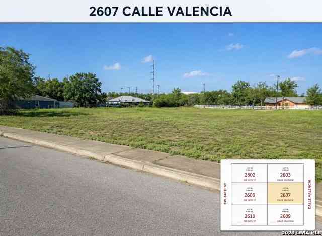 Vacant Land For Sale - 2607 Calle Valencia<br/> San Antonio, TX 78237