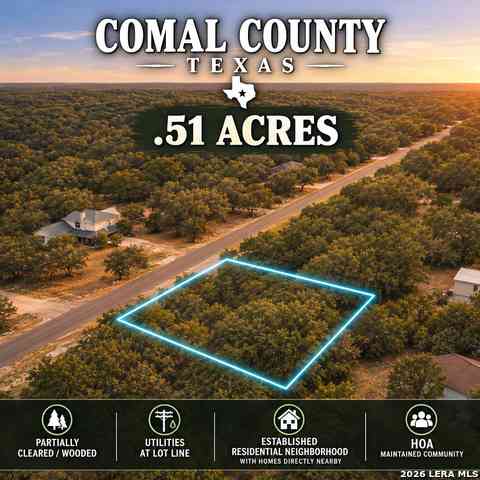 Vacant Land For Sale - 1490 Desiree St<br/> Comal County, Canyon Lake, TX 78133