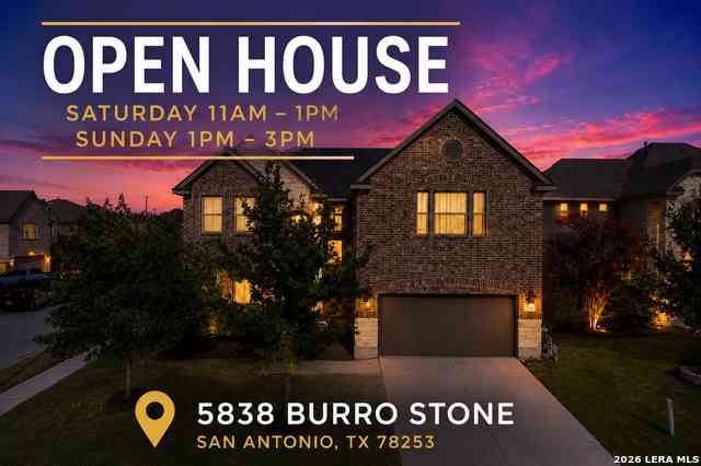 Homes For Sale - 5838 Burro Stone<br/> San Antonio, TX 78253