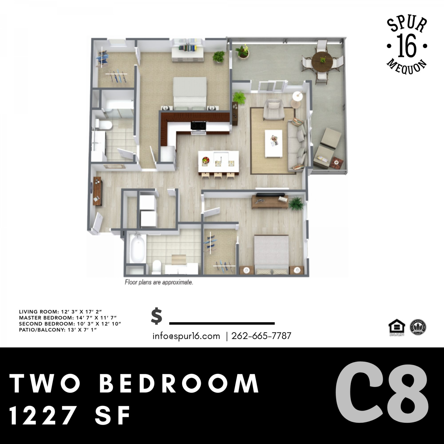 Multifamily For Rent - 6450 W Spur #101W<br/> Ozaukee County, Mequon, WI 53092