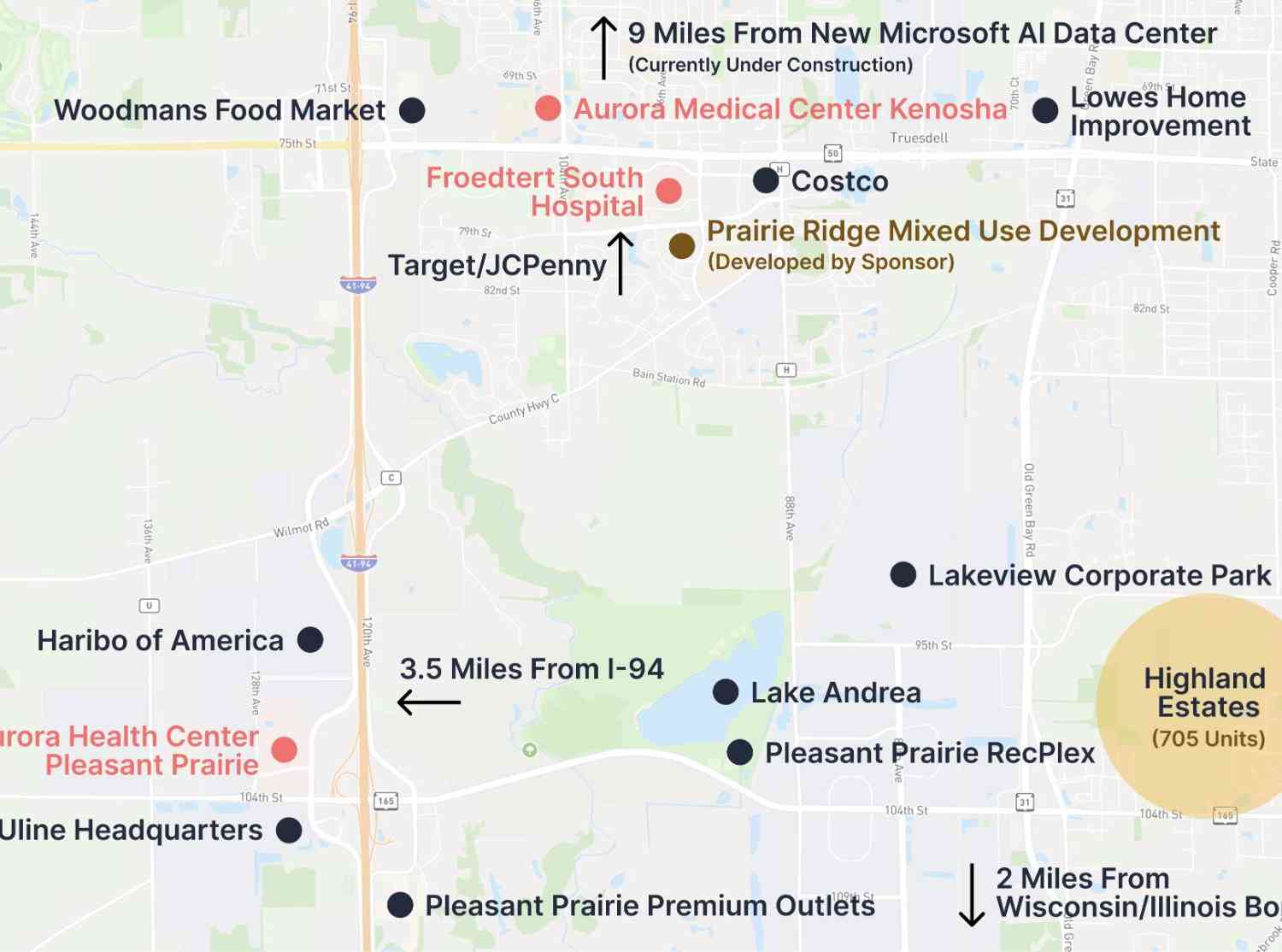 Vacant Land For Sale - LT83 50th<br/> Pleasant Prairie, WI 53158