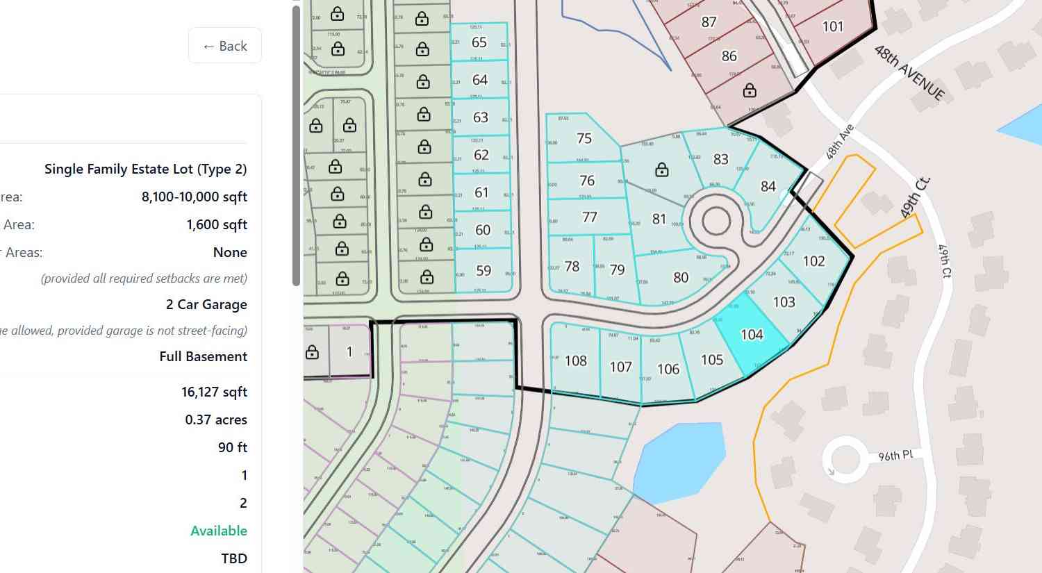 Vacant Land For Sale - LT104 Highland<br/> Pleasant Prairie, WI 53158