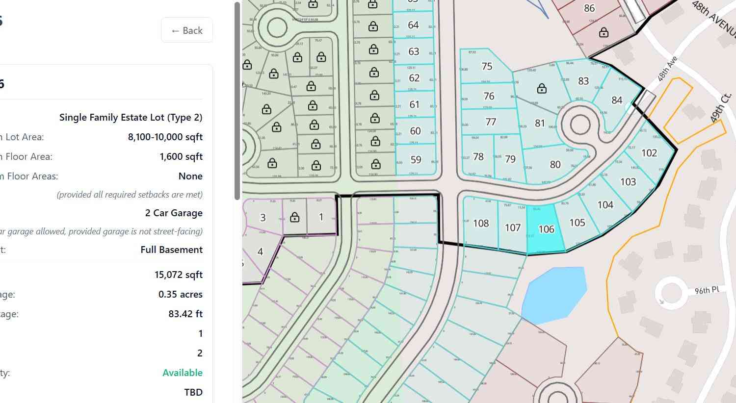 Vacant Land For Sale - LT106 Highland<br/> Pleasant Prairie, WI 53158