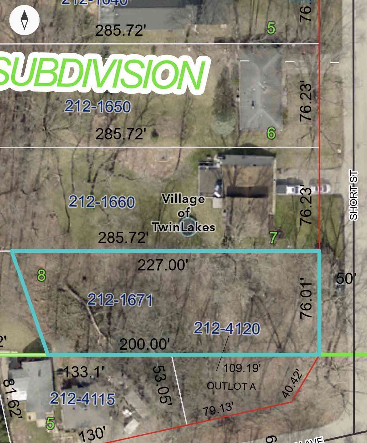 Vacant Land For Sale - LT8 Short<br/> Twin Lakes, WI 53181