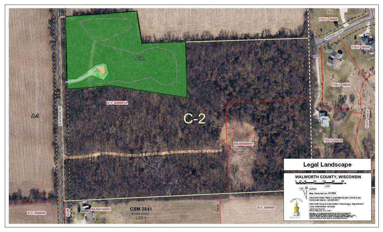 Vacant Land For Sale - LT1 Elm Ridge<br/> Darien, WI 53114