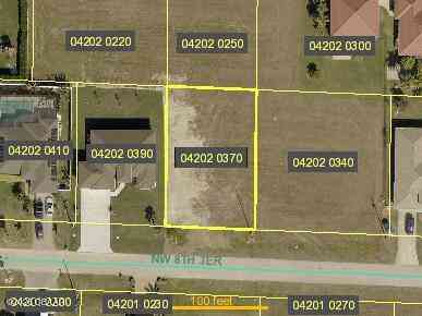 Vacant Land For Sale - 3329 NW 8th Terrace<br/> Cape Coral, FL 33993