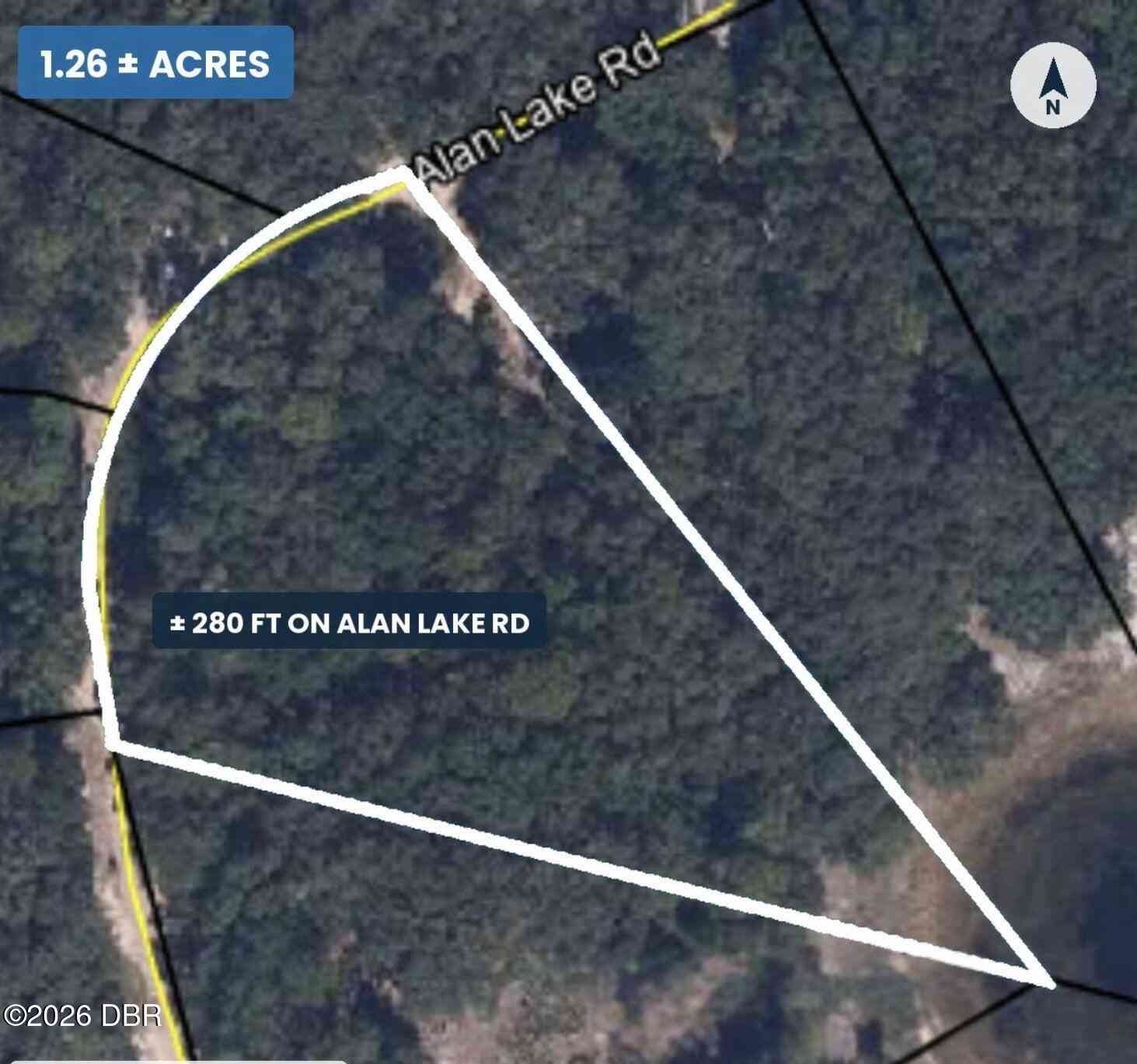 Vacant Land For Sale - 4586 Alan Lake Road<br/> Clay County, Keystone Heights, FL 32656