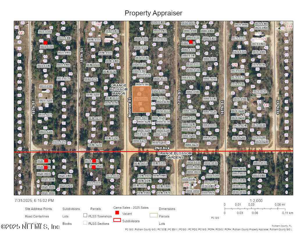 Vacant Land For Sale - 190 Monroe Street<br/> Interlachen, FL 32148