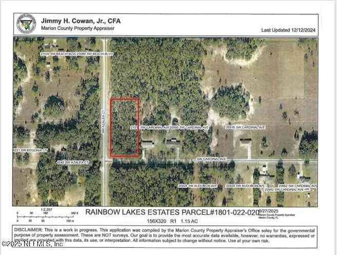 Vacant Land For Sale - AZALEA SW Cardinal Avenue<br/> Ocala, FL 34431