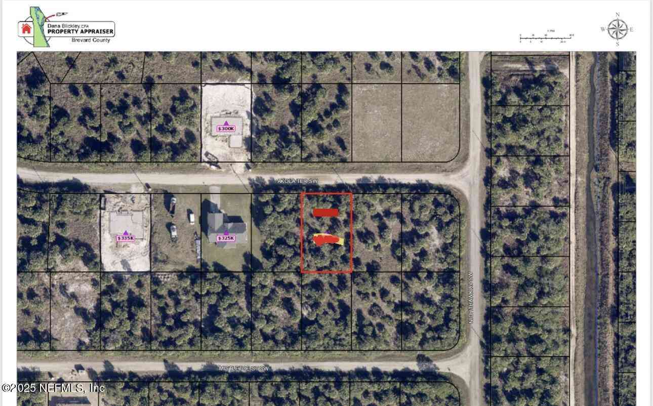 Vacant Land For Sale - 628 Akola Terrace<br/> Palm Bay, FL 32908