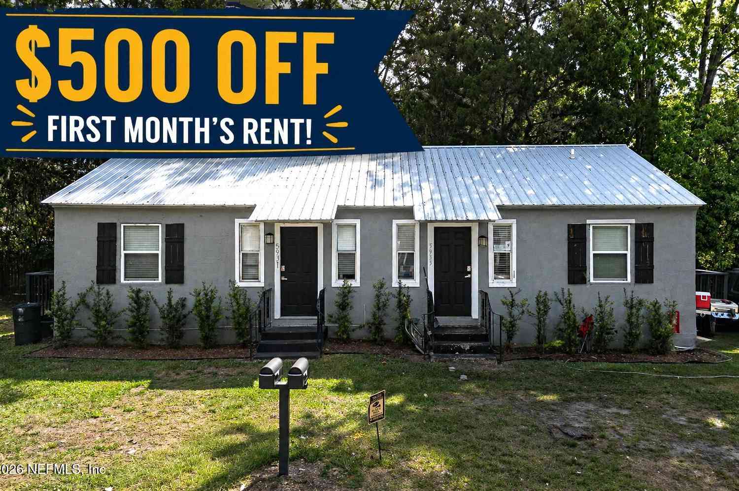Multifamily For Rent - 5931 Wilmar Road<br/> Jacksonville, FL 32244
