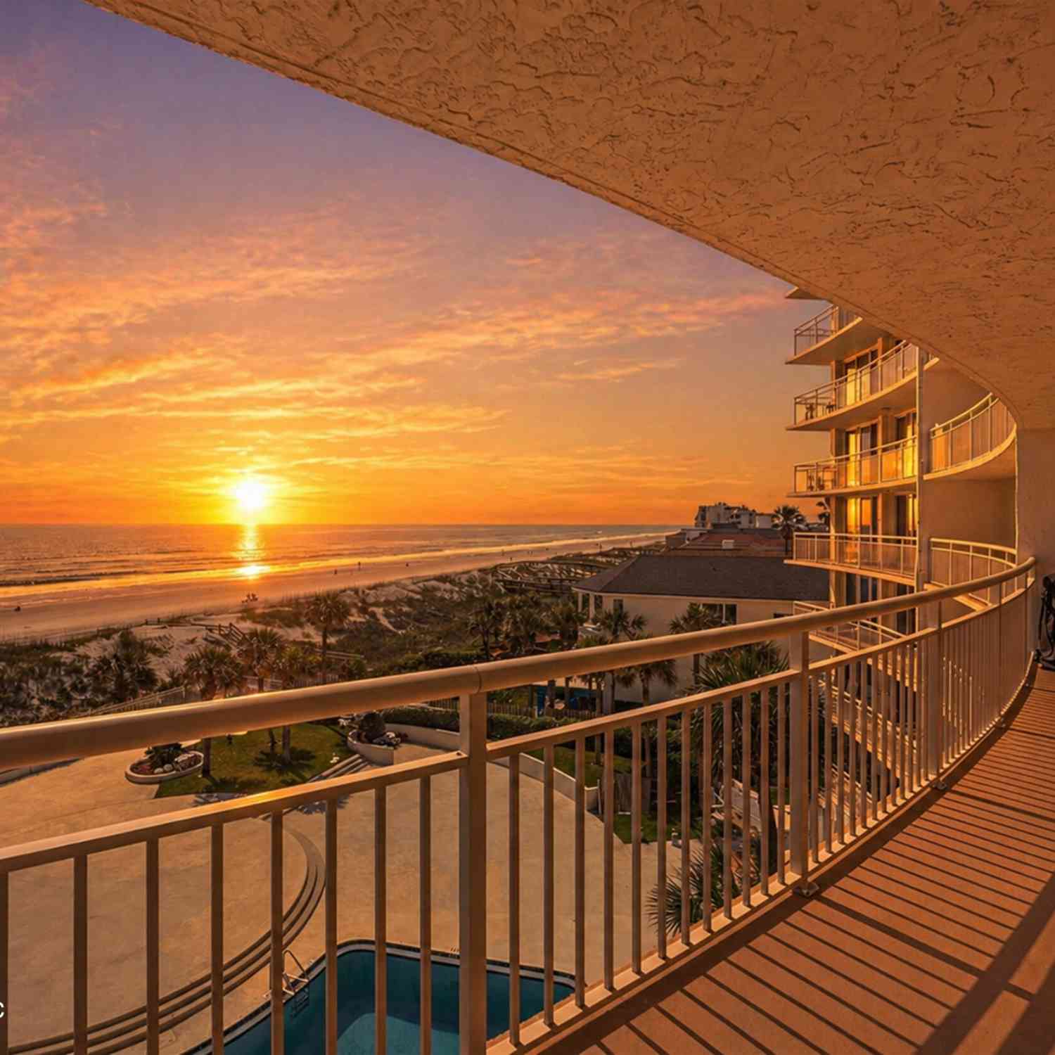 Condo For Sale - 1601 Ocean Drive #408<br/> Duval County, Jacksonville Beach, FL 32250