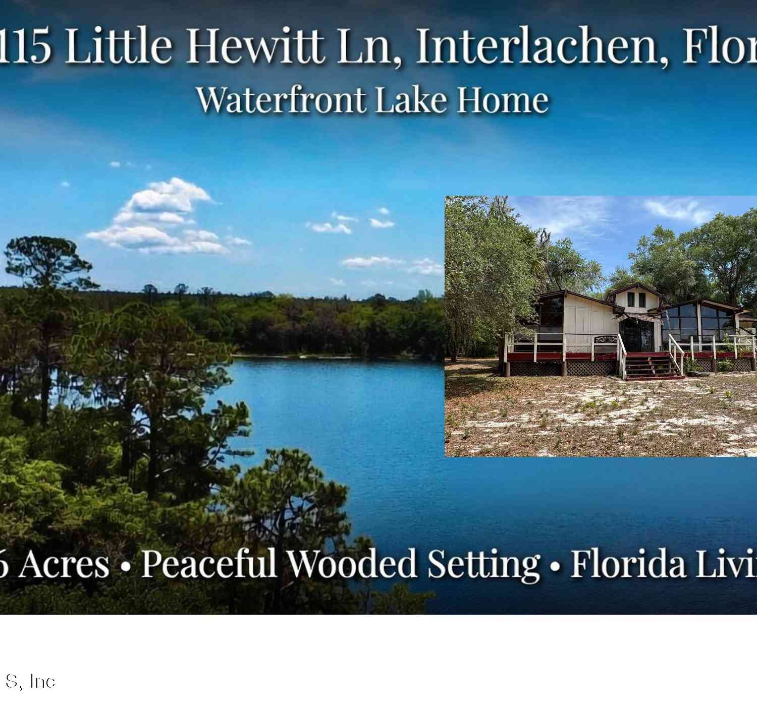 Homes For Sale - 113 & 115 Little Hewitt Lane<br/> Interlachen, FL 32148