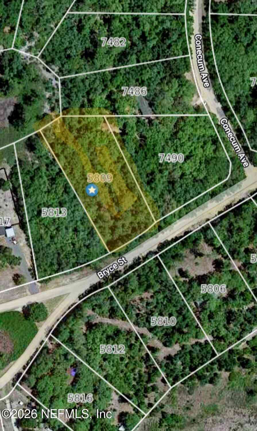 Vacant Land For Sale - 5809 Bryce Street<br/> Keystone Heights, FL 32656