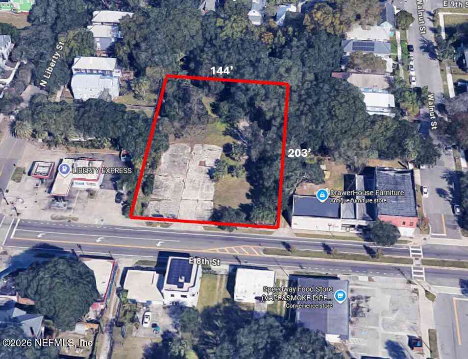 Vacant Land For Sale - 315 E 8th Street<br/> Jacksonville, FL 32206