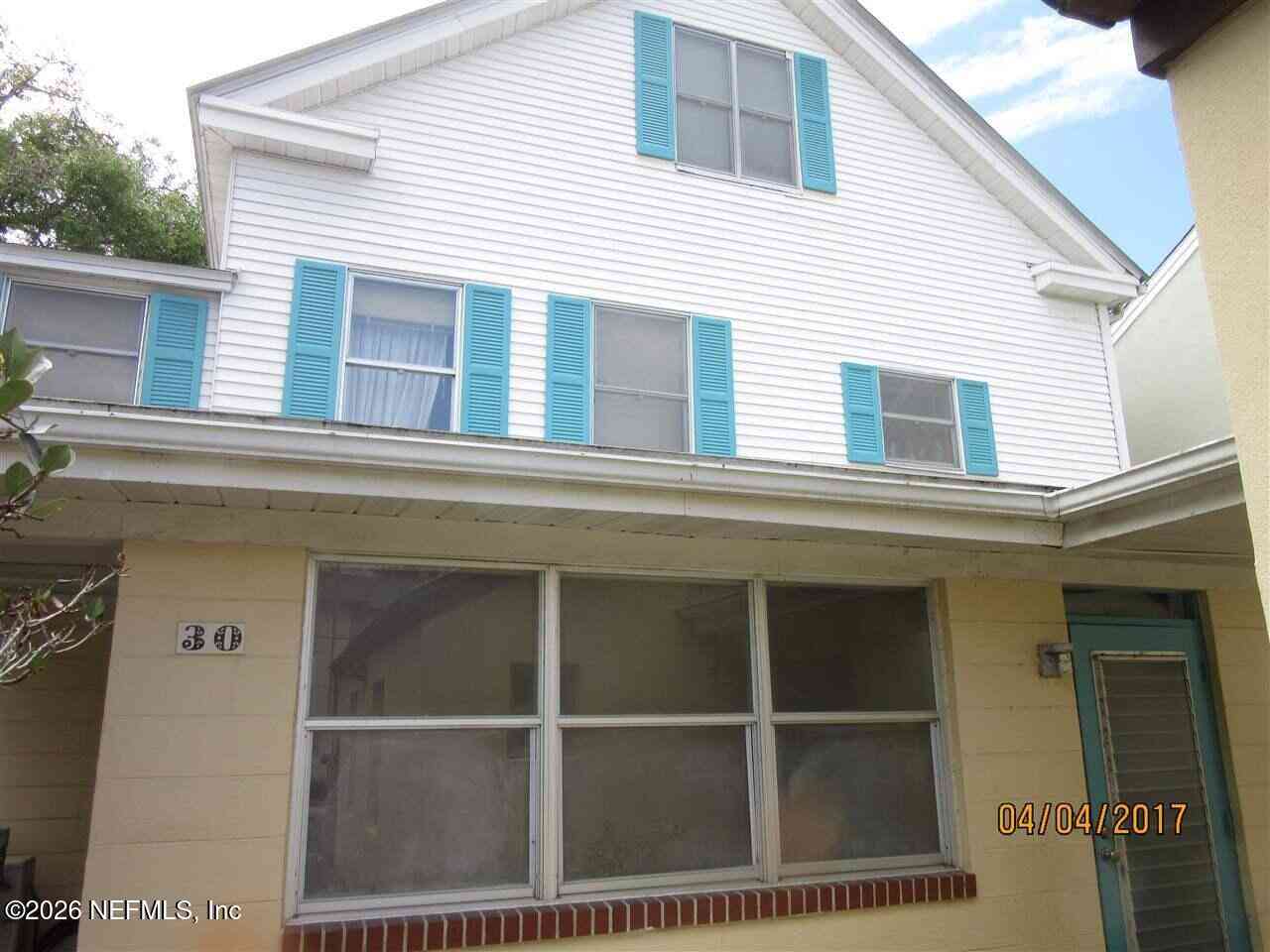 Multifamily For Rent - 30 Cordova Street<br/> Saint Augustine, FL 32084