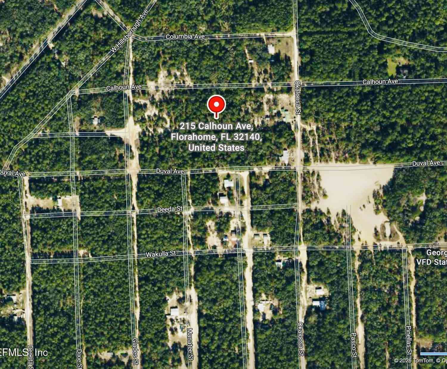 Vacant Land For Sale - 215 Calhoun Avenue<br/> Florahome, FL 32140