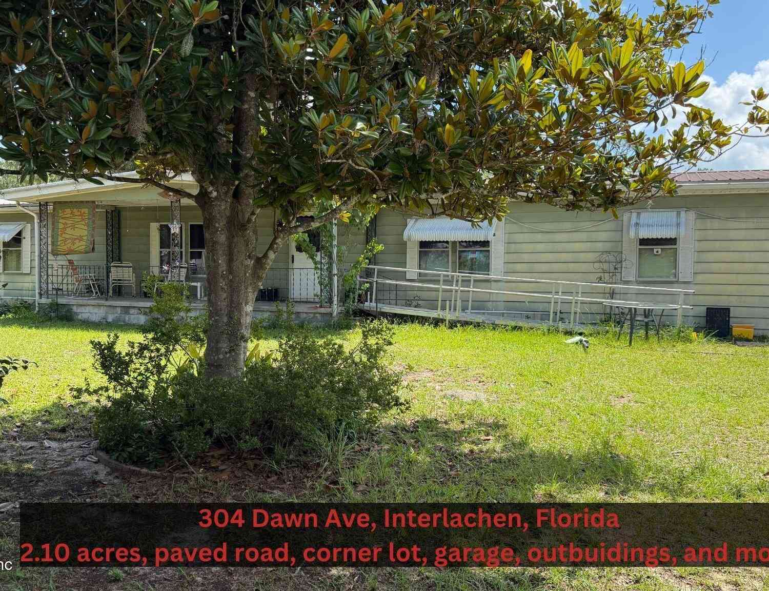 Mobile Home For Sale - 304 Dawn Avenue<br/> Putnam County, Interlachen, FL 32148