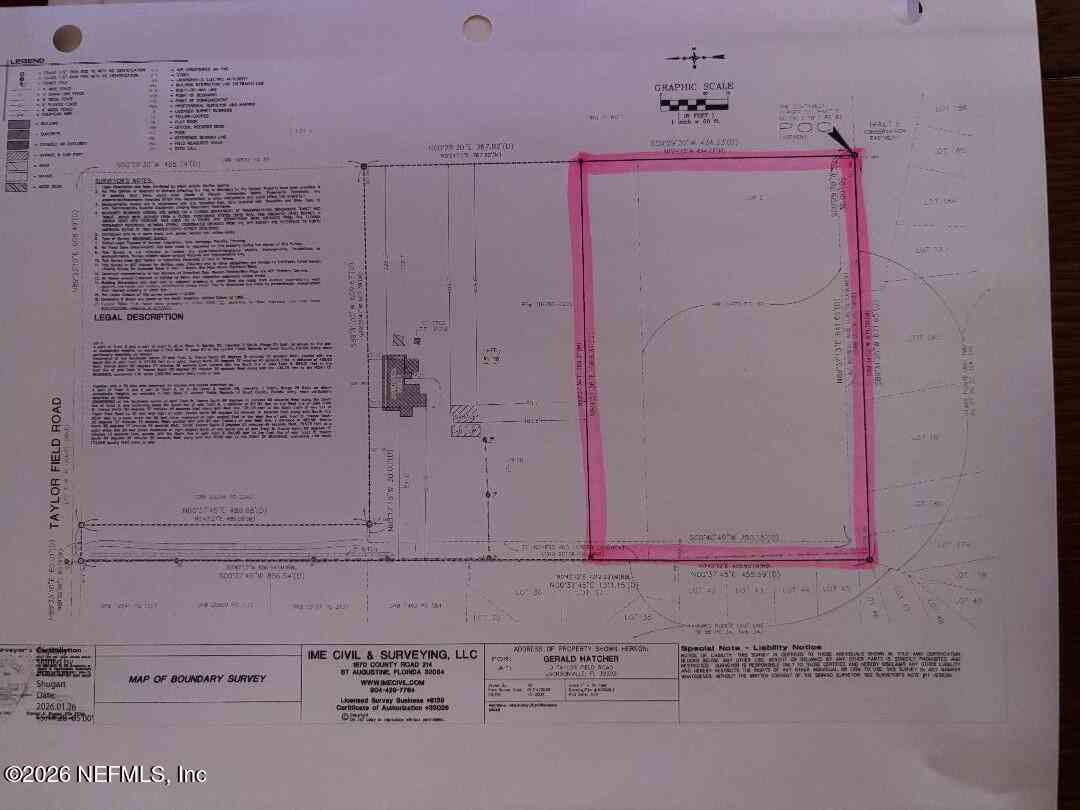 Vacant Land For Sale - 9500 Taylor Field Road<br/> Duval County, Jacksonville, FL 32222