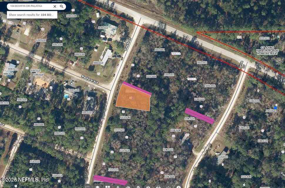 Vacant Land For Sale - 104 Bowfin Drive<br/> Palatka, FL 32177