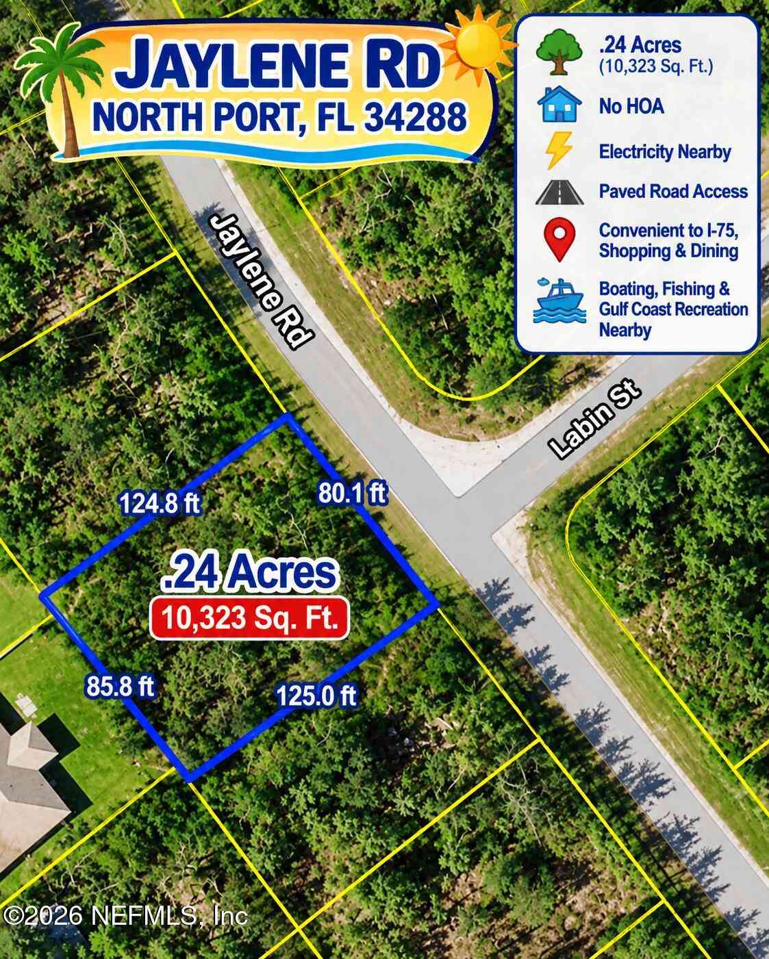 Vacant Land For Sale - Jaylene Road<br/> Sarasota County, North Port, FL 34288