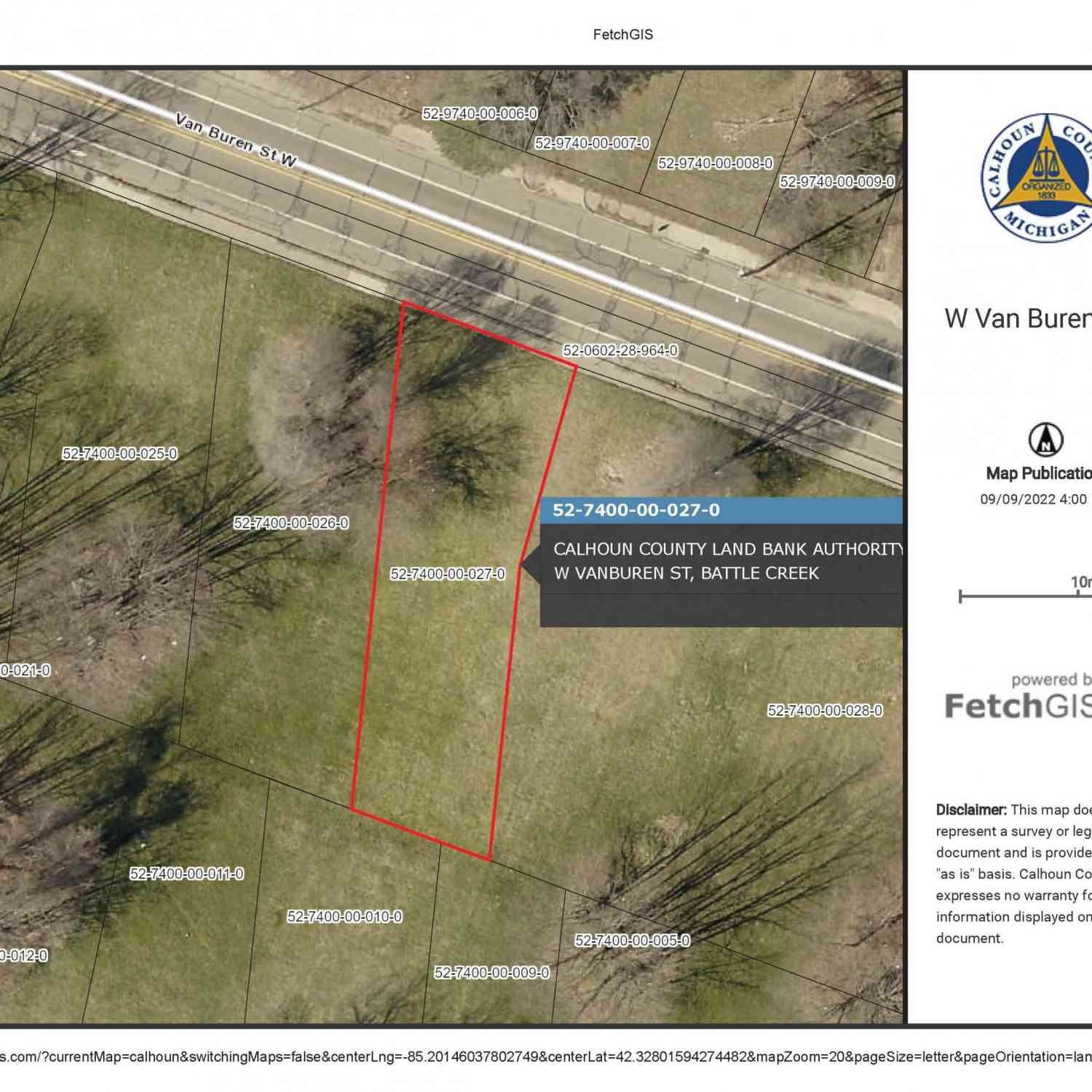 Vacant Land For Sale - W Vanburen 027 Street<br/> Battle Creek, MI 49037