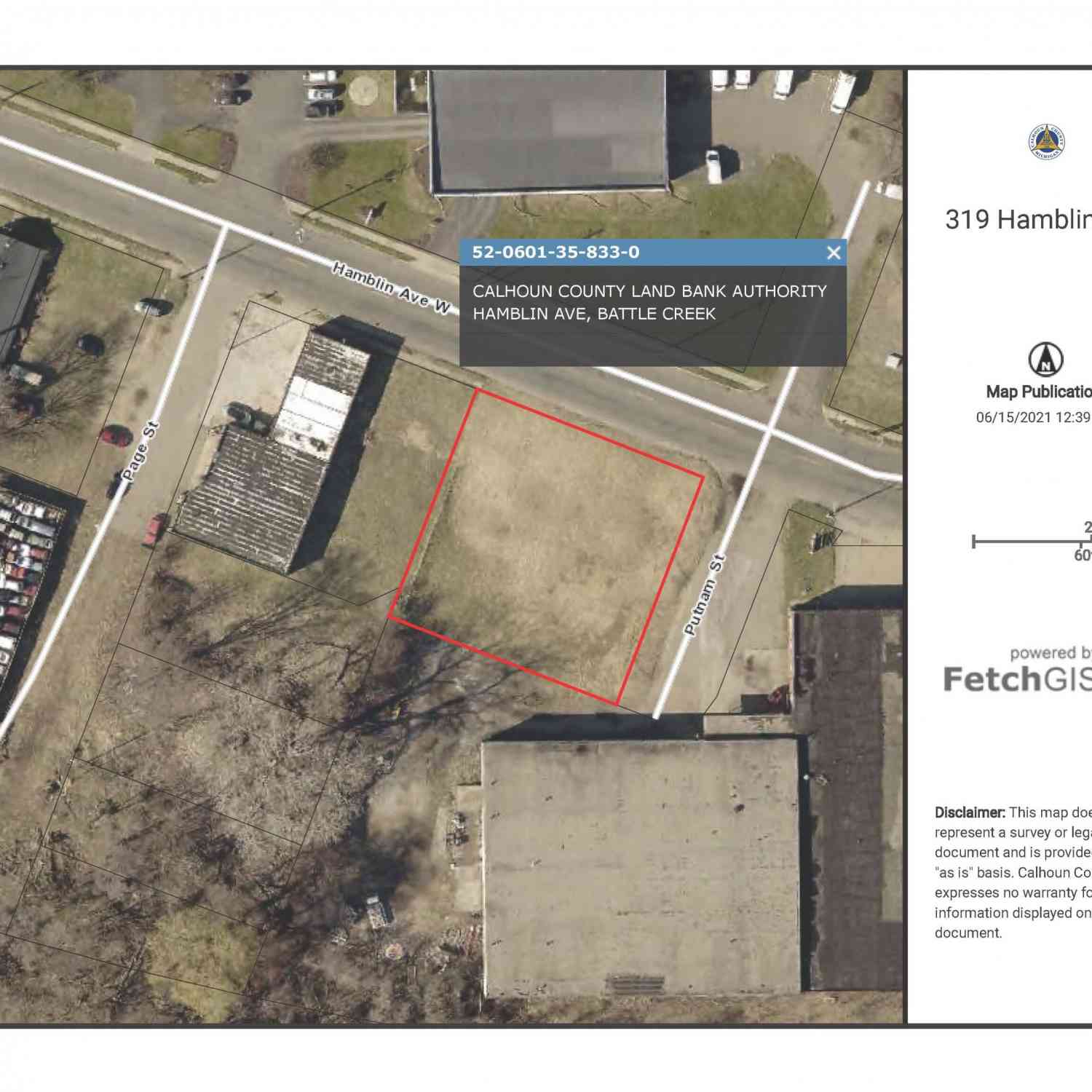 Vacant Land For Sale - 319 Hamblin Avenue<br/> Battle Creek, MI 49037