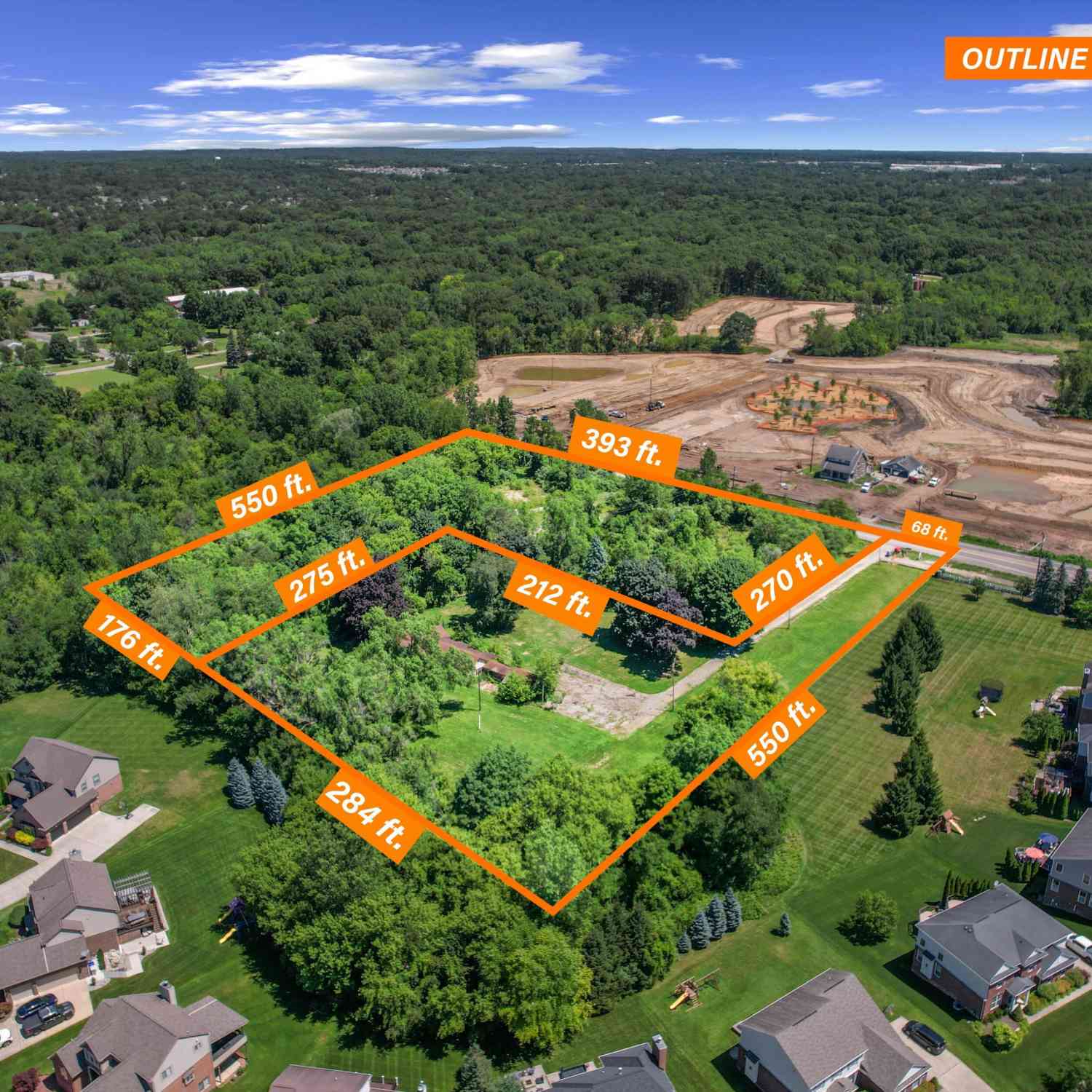 Vacant Land For Sale - 27487 Pontiac Trail<br/> South Lyon, MI 48178