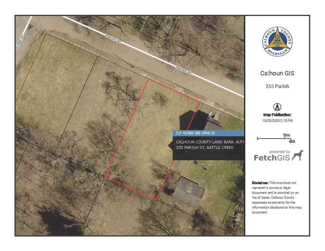 Vacant Land For Sale - 255 Parish Street<br/> Battle Creek, MI 49037