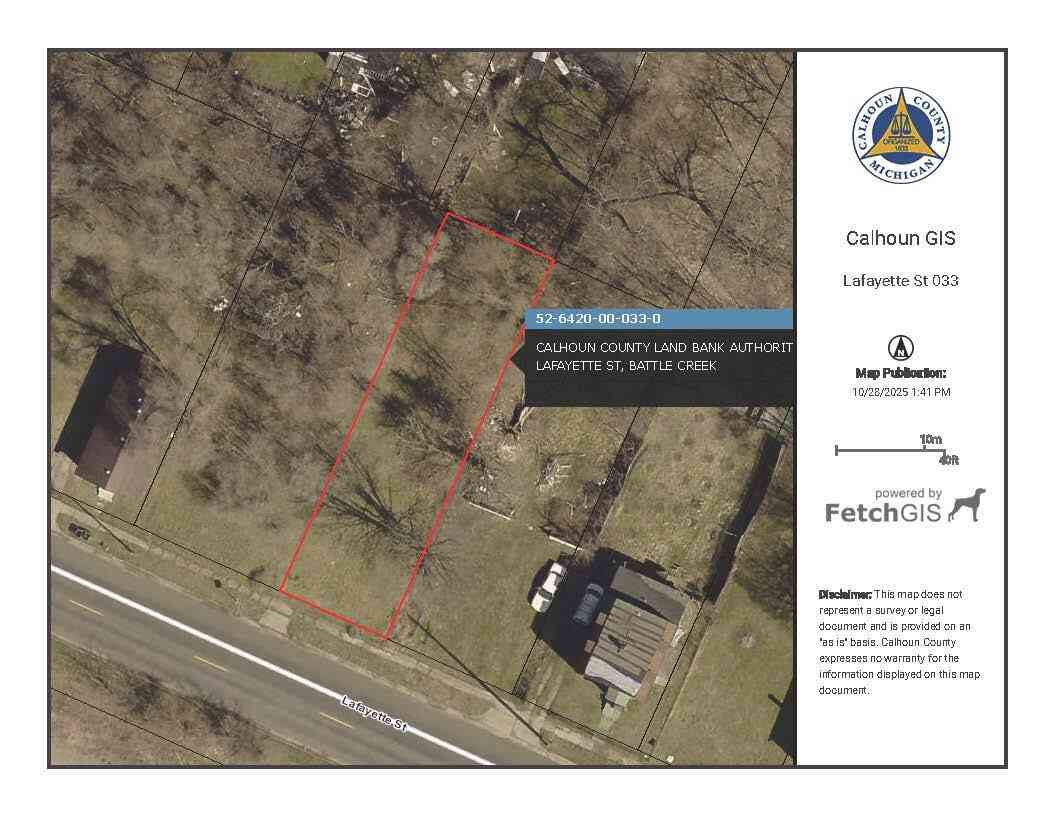 Vacant Land For Sale - V/L Lafayette Street #033<br/> Battle Creek, MI 49037