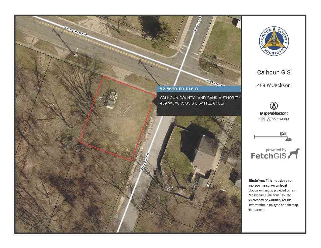 Vacant Land For Sale - 469 Jackson Street<br/> Battle Creek, MI 49037