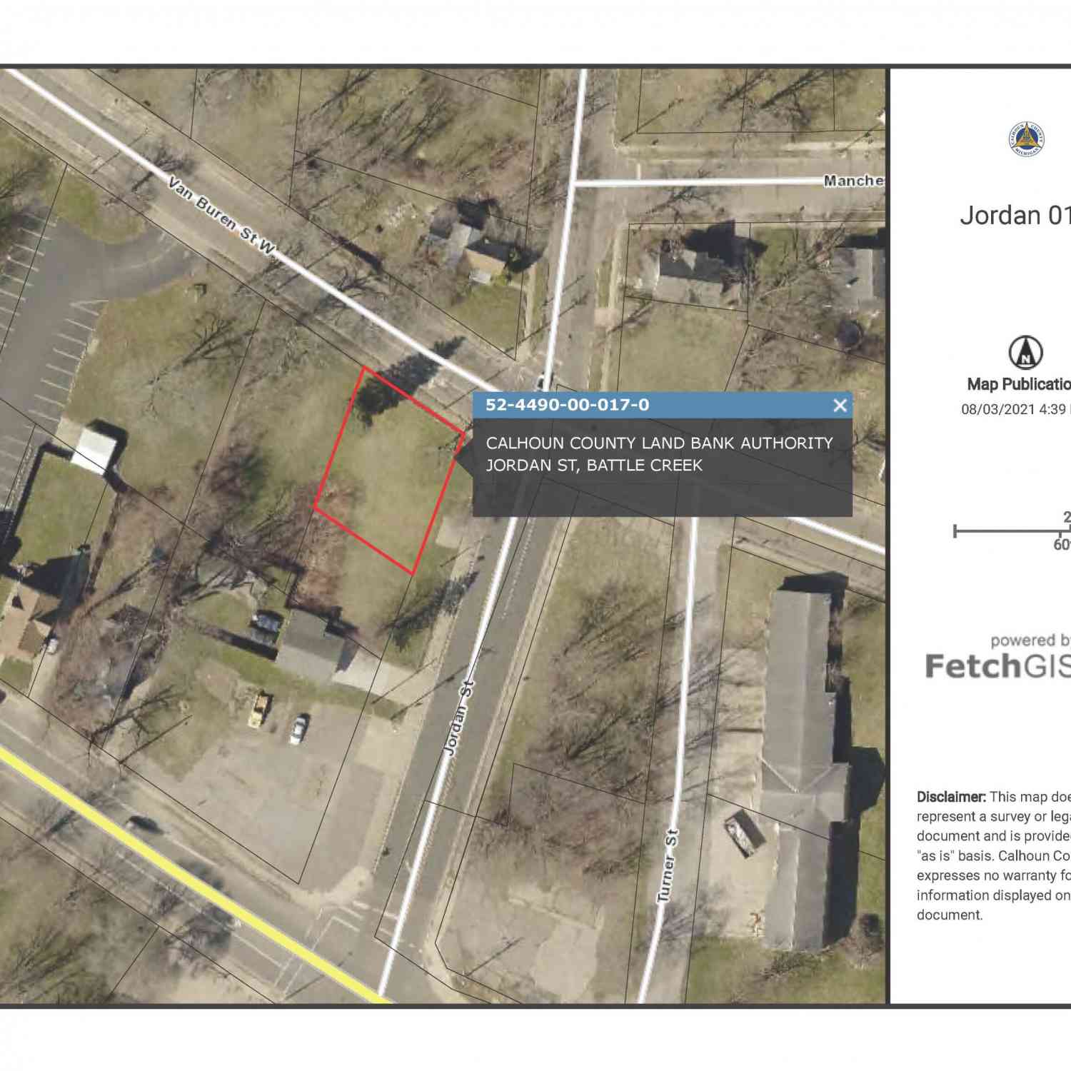 Vacant Land For Sale - 19 Jordan Street<br/> Battle Creek, MI 49037