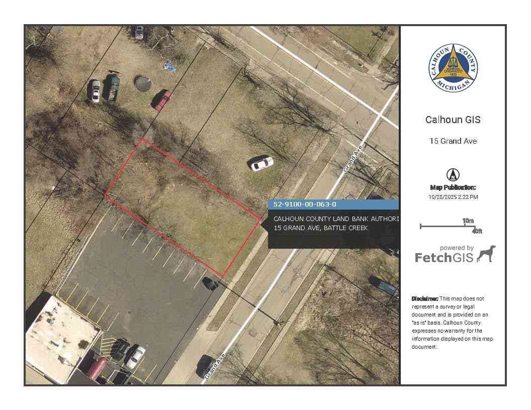 Vacant Land For Sale - 15 Grand Avenue<br/> Battle Creek, MI 49037