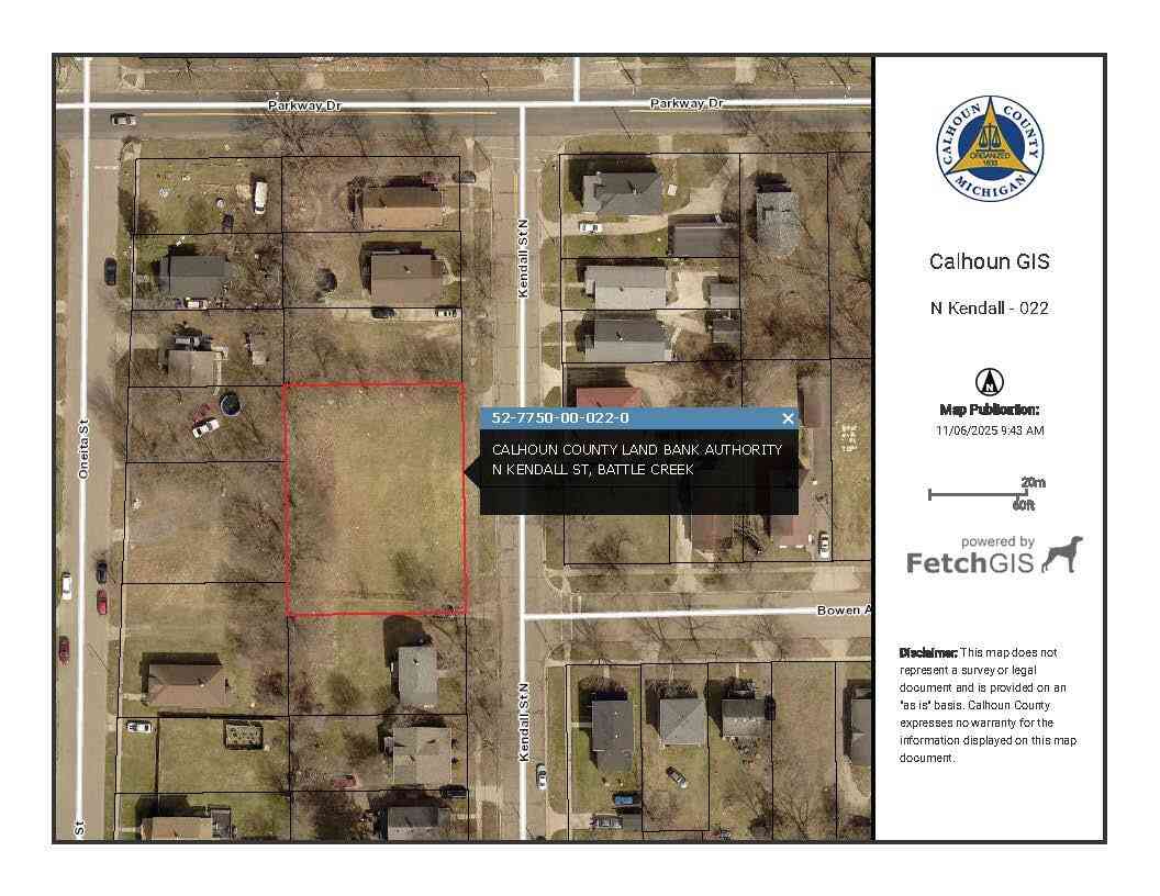 Vacant Land For Sale - V/L N Kendall Street #022<br/> Battle Creek, MI 49037