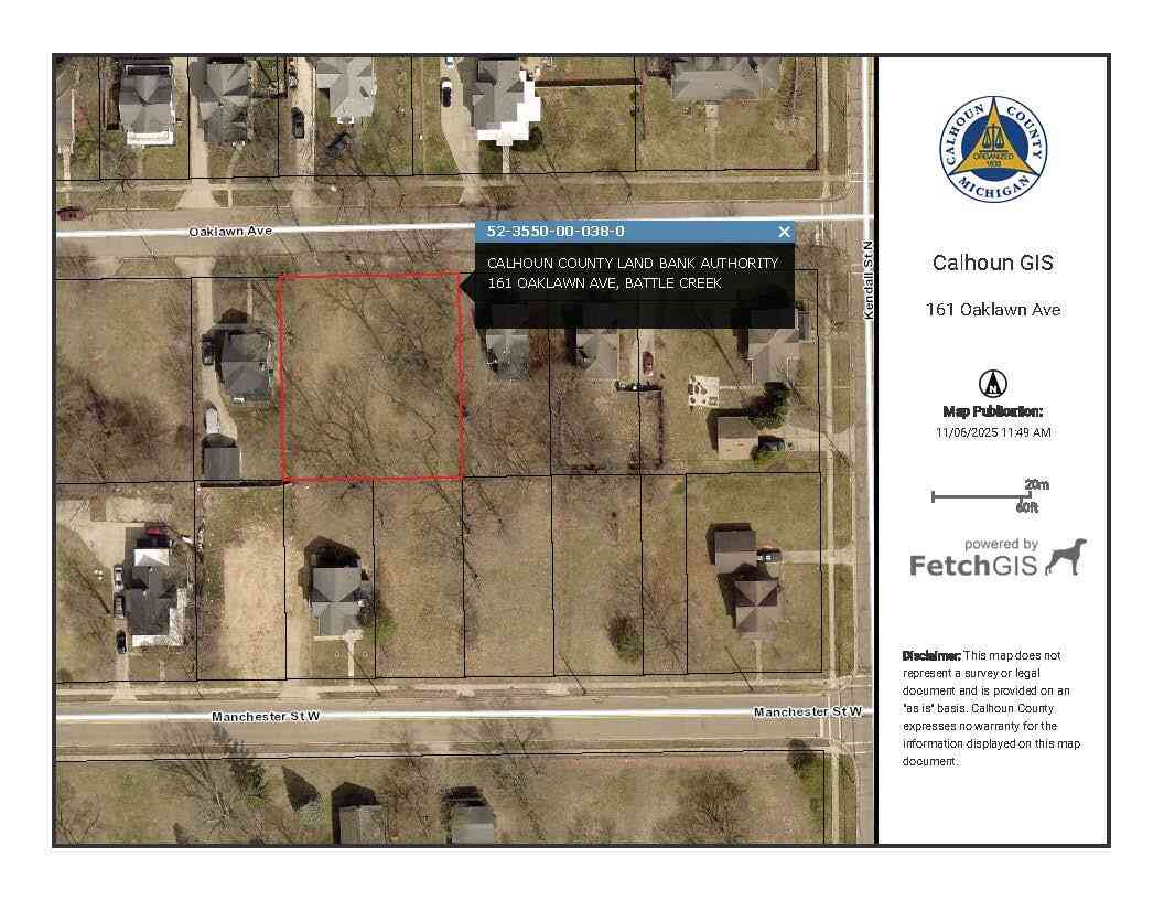 Vacant Land For Sale - 161 Oaklawn Avenue<br/> Battle Creek, MI 49037