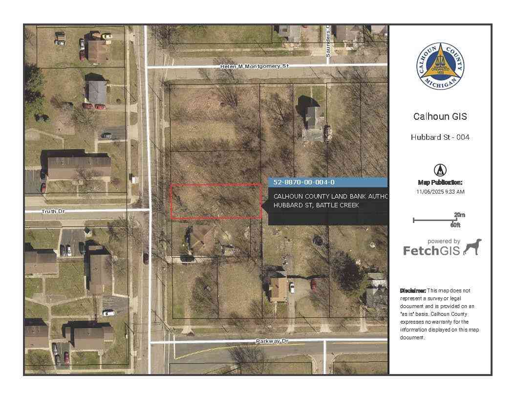 Vacant Land For Sale - V/L Hubbard Street #004<br/> Battle Creek, MI 49037