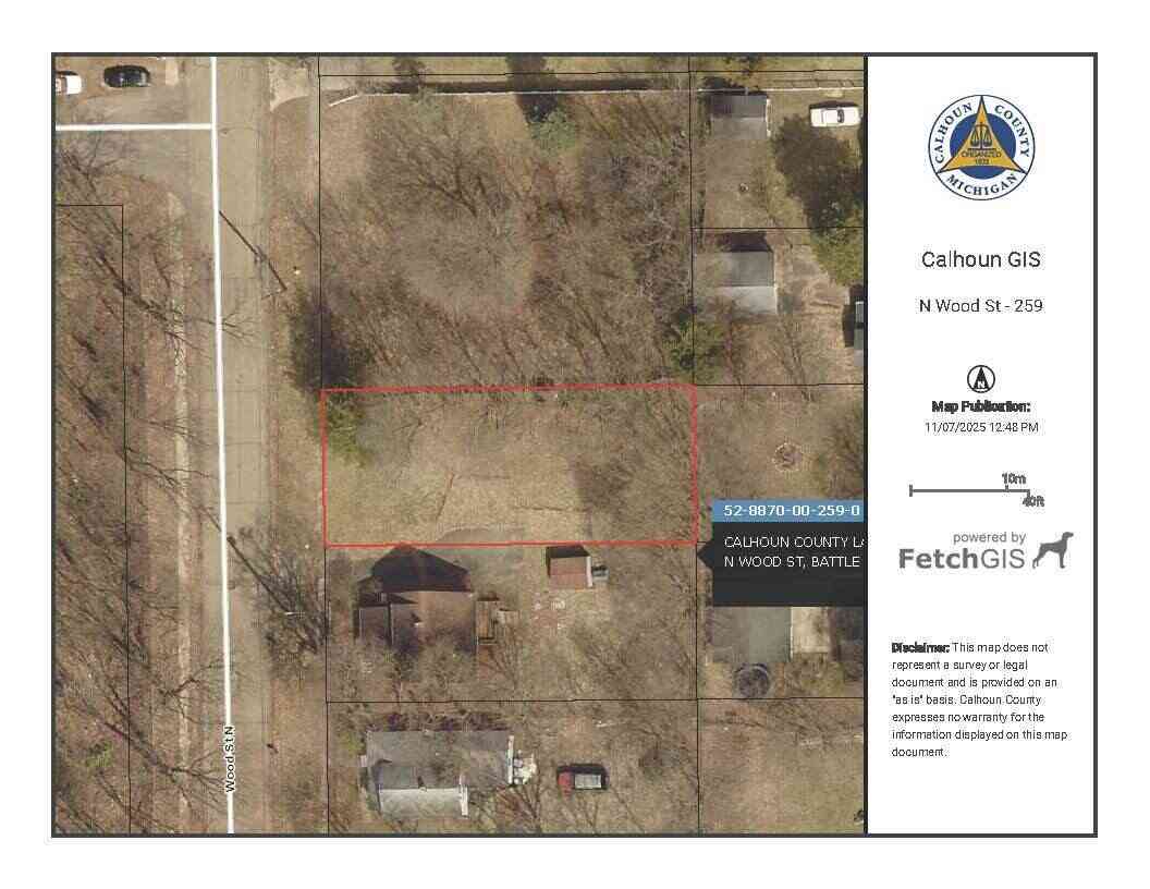 Vacant Land For Sale - V/L N Wood Street #259<br/> Battle Creek, MI 49037