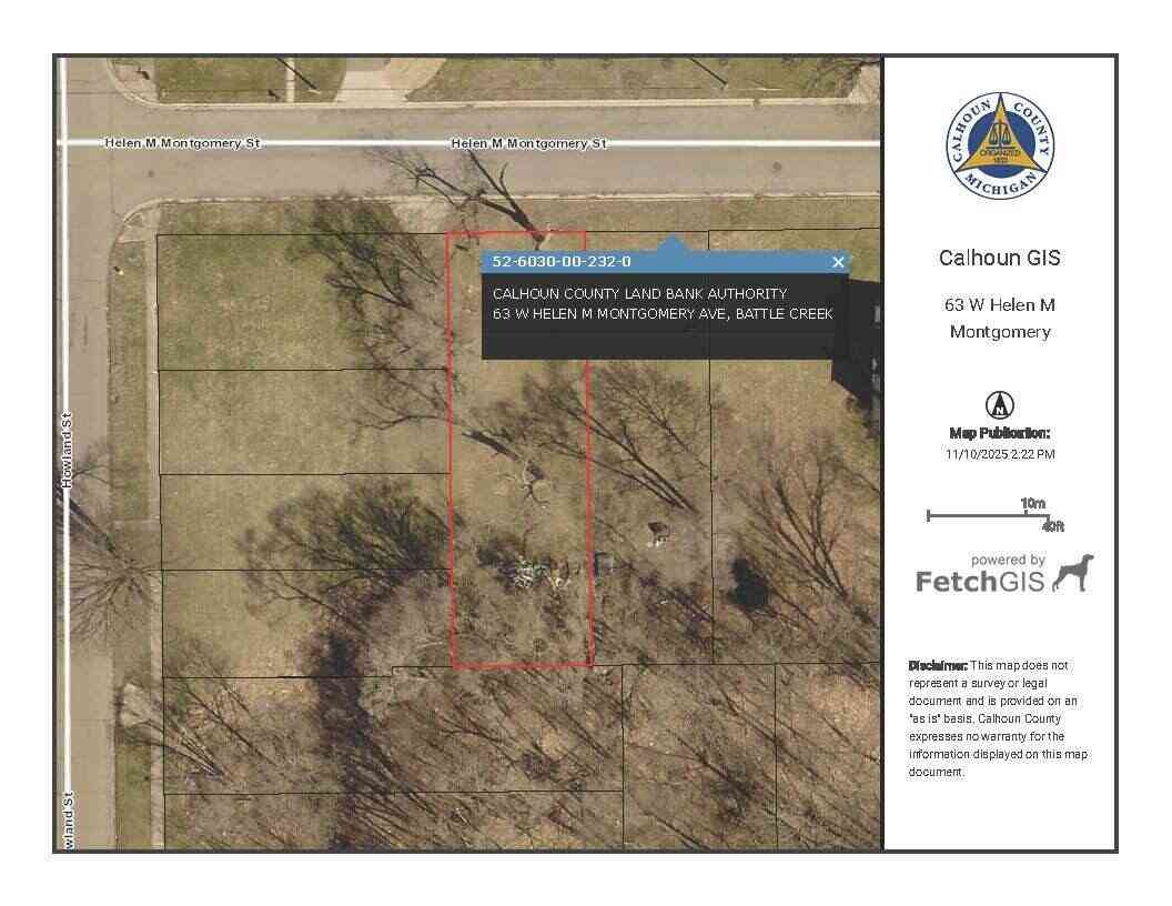 Vacant Land For Sale - 63 Helen M Montgomery Avenue<br/> Battle Creek, MI 49037