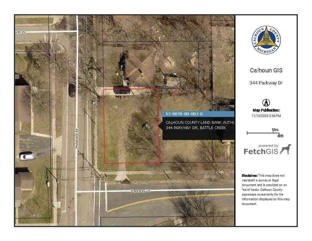 Vacant Land For Sale - 344 Parkway Drive<br/> Battle Creek, MI 49037