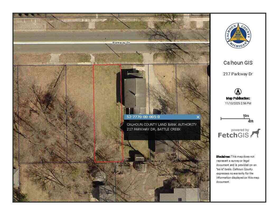 Vacant Land For Sale - 217 Parkway Drive<br/> Battle Creek, MI 49037