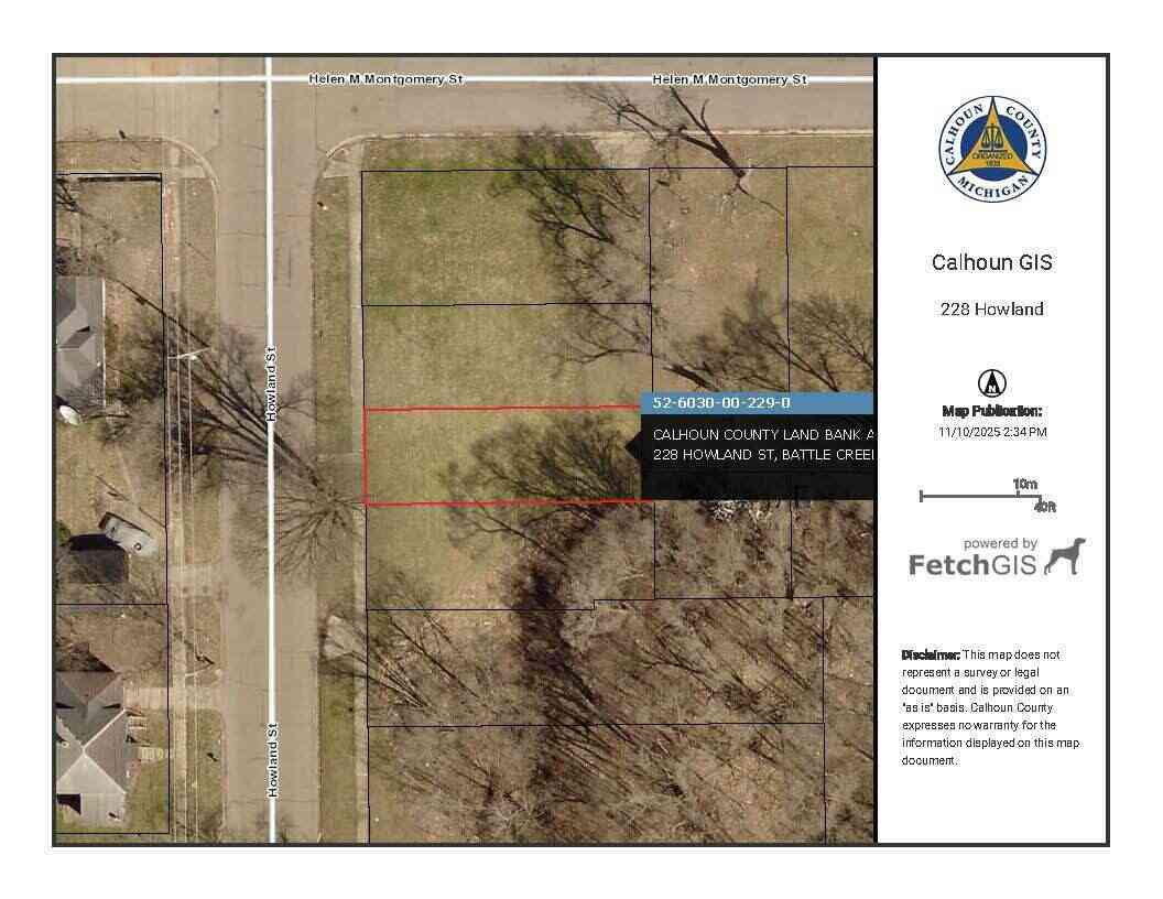 Vacant Land For Sale - 228 Howland Street<br/> Battle Creek, MI 49037