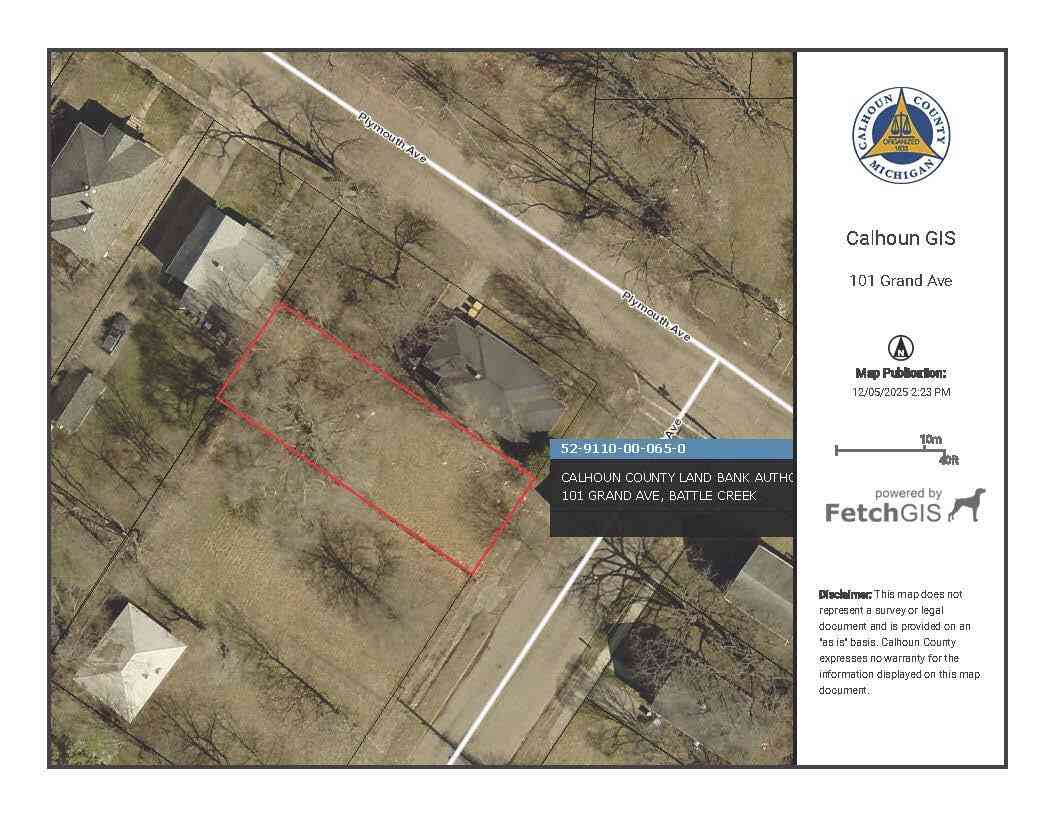 Vacant Land For Sale - 101 Grand Avenue<br/> Battle Creek, MI 49037