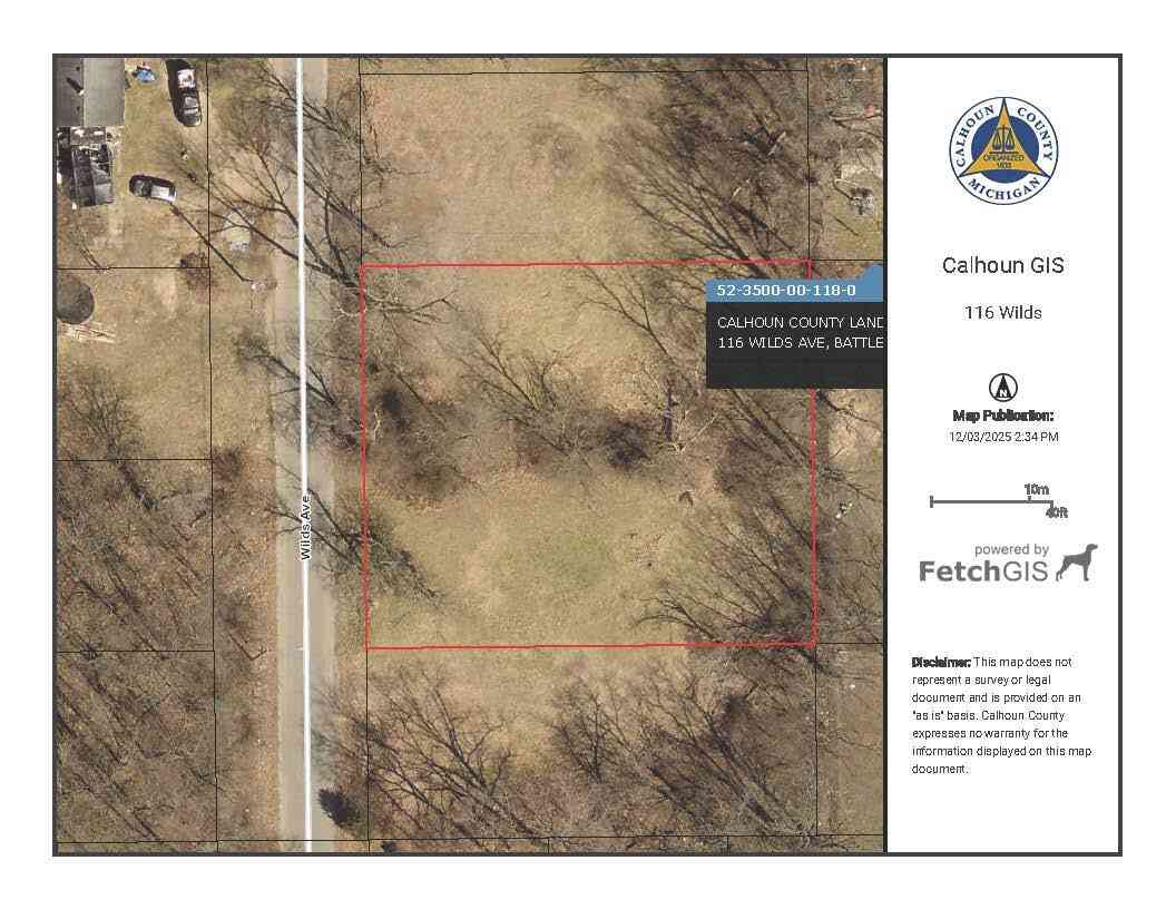 Vacant Land For Sale - 116 Wilds Street<br/> Battle Creek, MI 49037