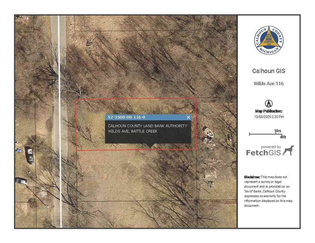 Vacant Land For Sale - V/L Wilds Avenue #116<br/> Battle Creek, MI 49037