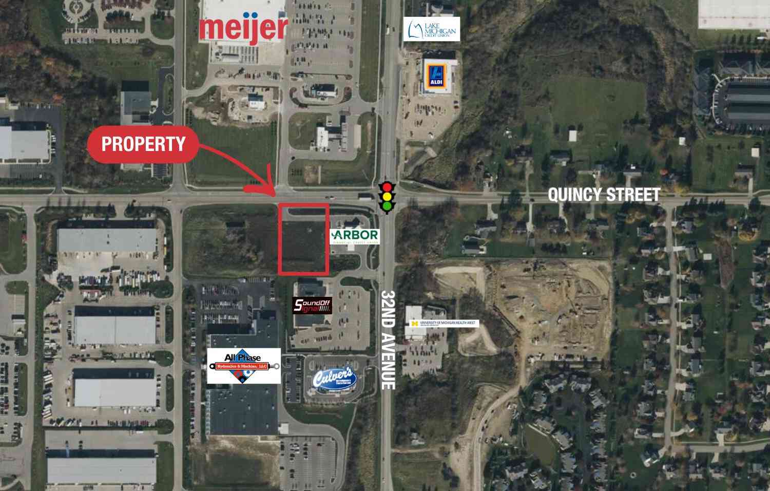 Vacant Land For Sale - Quincy Street #1.31 ACRES<br/> Hudsonville, MI 49426