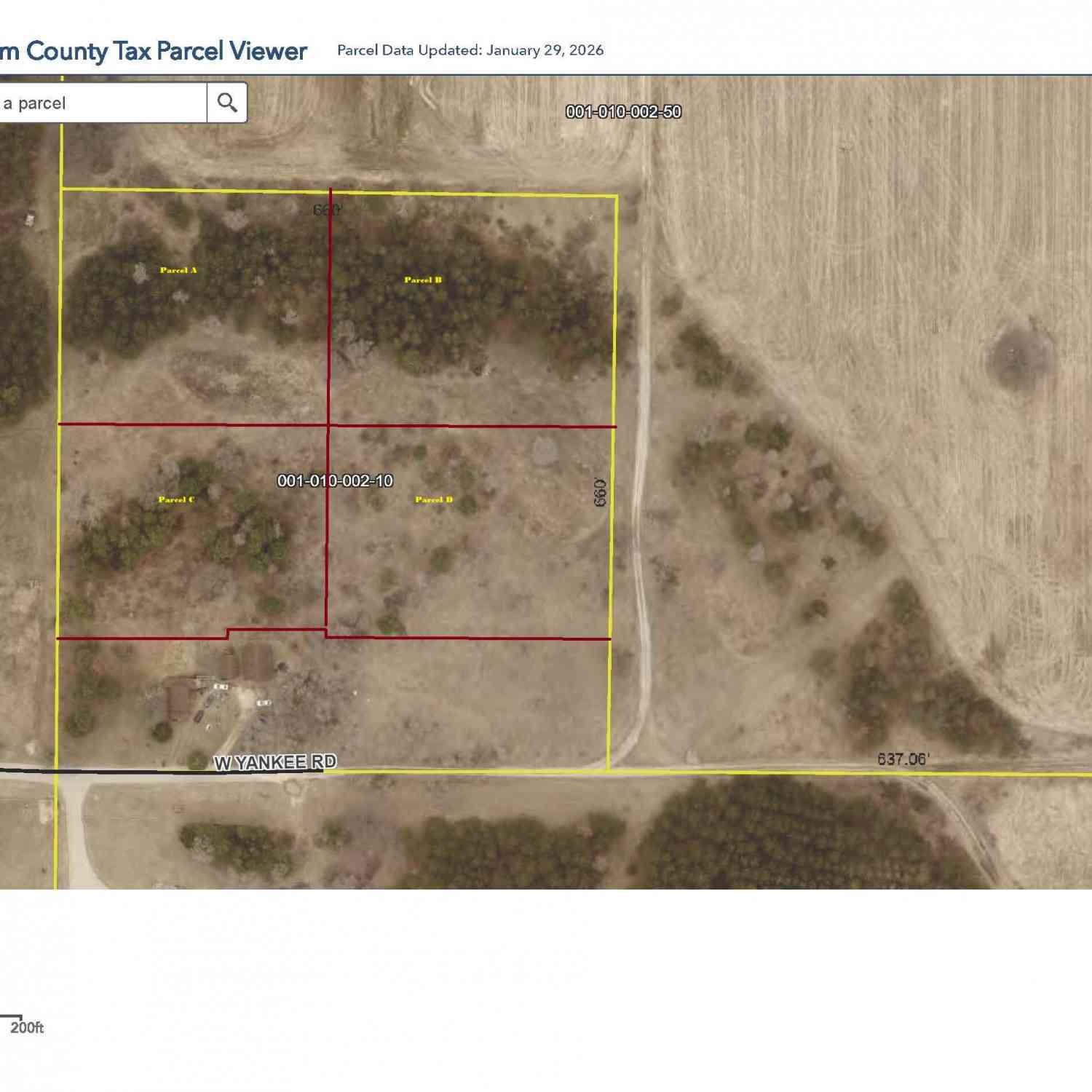 Vacant Land For Sale - W Yankee Road<br/> Montcalm County, Six Lakes, MI 48886
