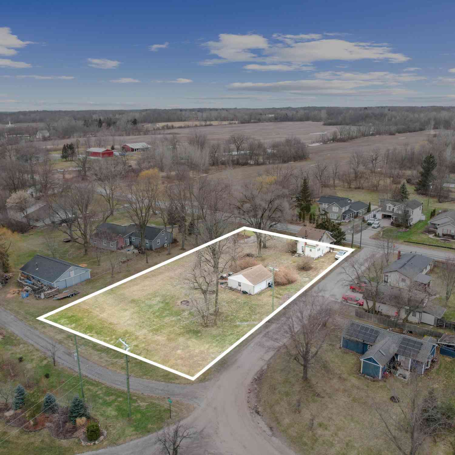 Vacant Land For Sale - 9296 Six Mile Road<br/> Salem, MI 48168
